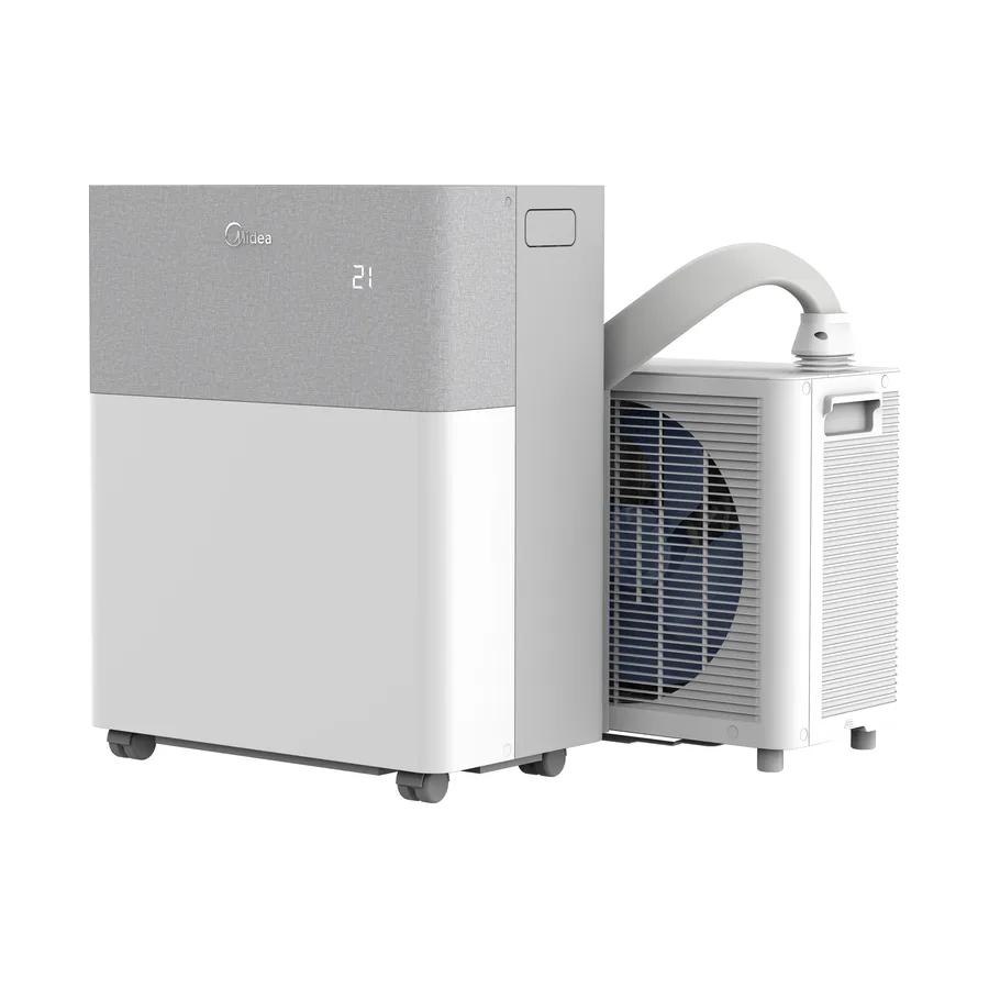 Midea PortaSplit Cool 8K sett forfra, frittstående på hvit bakgrunn
